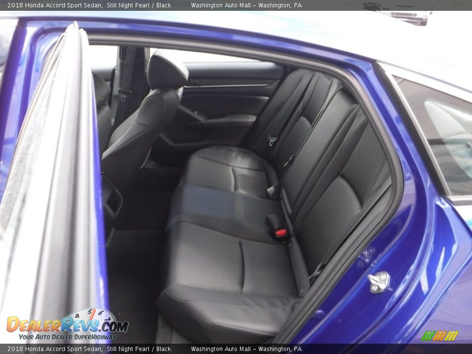 2018 Honda Accord Sport Sedan Still Night Pearl / Black Photo #28