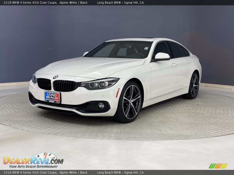 2018 BMW 4 Series 430i Gran Coupe Alpine White / Black Photo #3