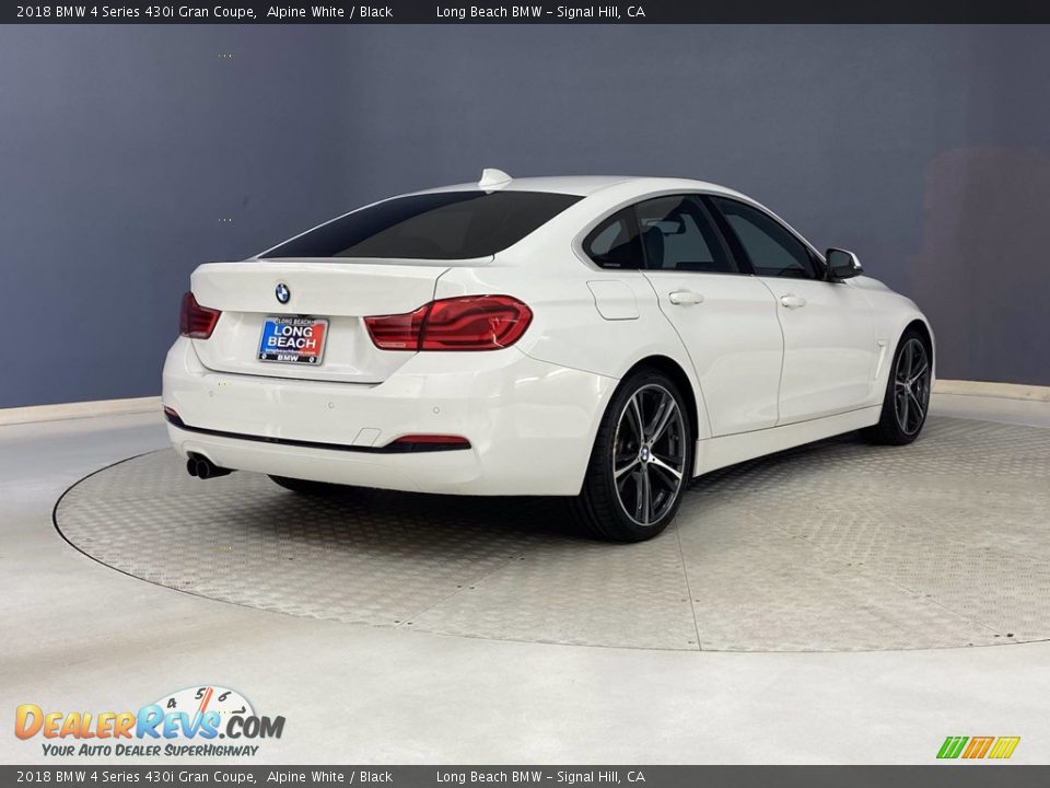 2018 BMW 4 Series 430i Gran Coupe Alpine White / Black Photo #5