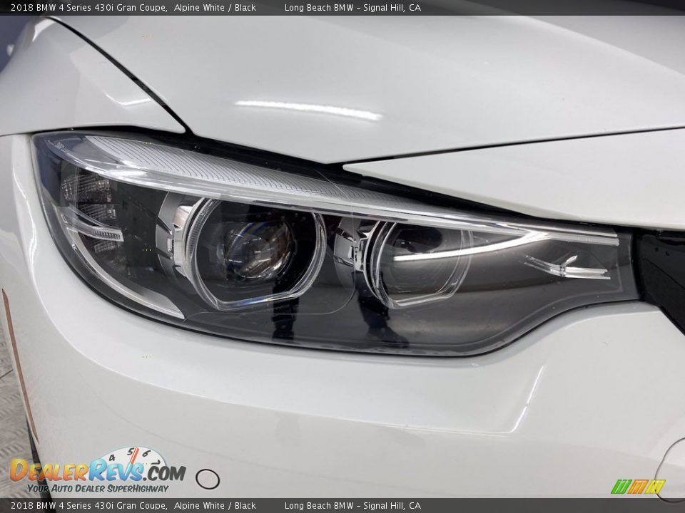 2018 BMW 4 Series 430i Gran Coupe Alpine White / Black Photo #7