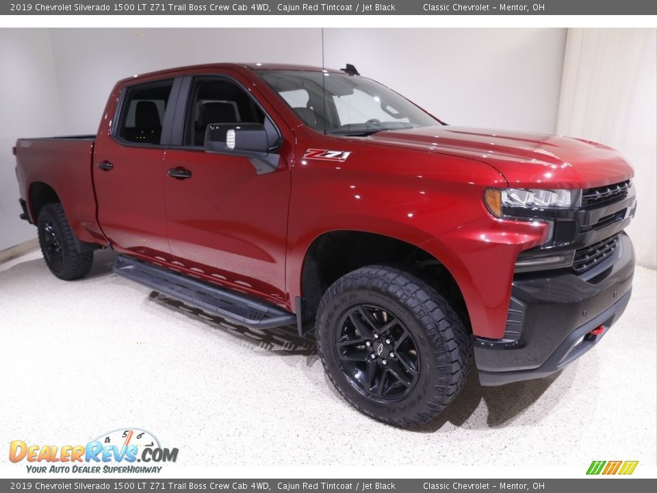 2019 Chevrolet Silverado 1500 LT Z71 Trail Boss Crew Cab 4WD Cajun Red Tintcoat / Jet Black Photo #1