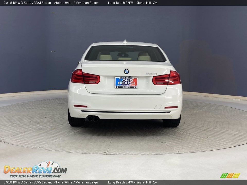 2018 BMW 3 Series 330i Sedan Alpine White / Venetian Beige Photo #4