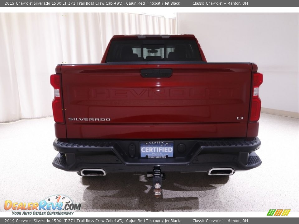 2019 Chevrolet Silverado 1500 LT Z71 Trail Boss Crew Cab 4WD Cajun Red Tintcoat / Jet Black Photo #24