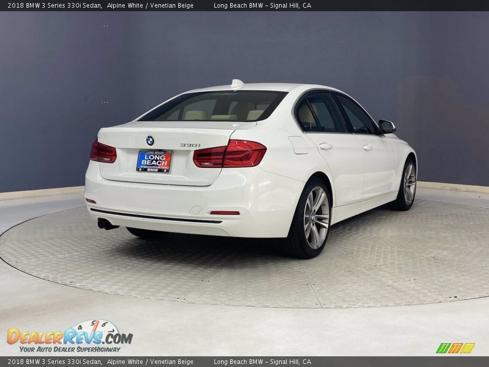 2018 BMW 3 Series 330i Sedan Alpine White / Venetian Beige Photo #5