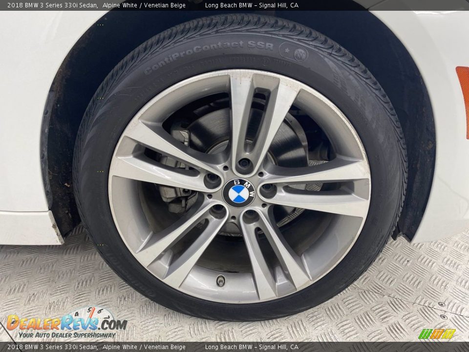 2018 BMW 3 Series 330i Sedan Alpine White / Venetian Beige Photo #6