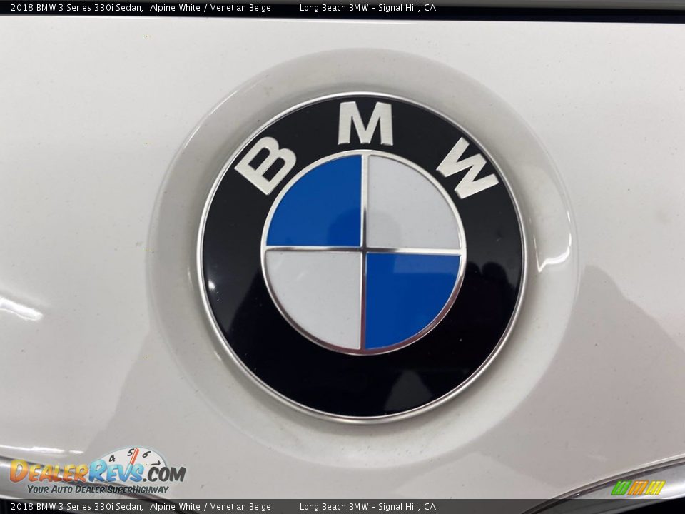 2018 BMW 3 Series 330i Sedan Alpine White / Venetian Beige Photo #8