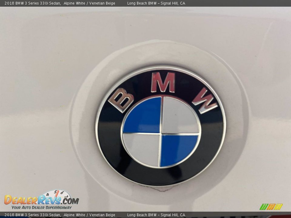 2018 BMW 3 Series 330i Sedan Alpine White / Venetian Beige Photo #10