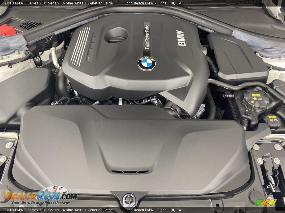 2018 BMW 3 Series 330i Sedan Alpine White / Venetian Beige Photo #12