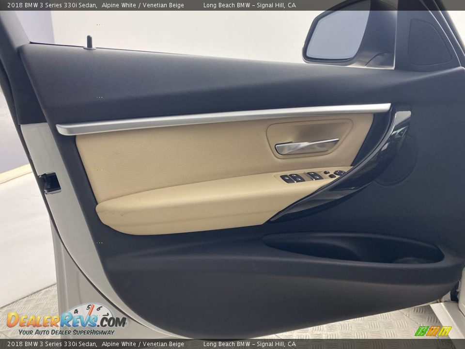 2018 BMW 3 Series 330i Sedan Alpine White / Venetian Beige Photo #13