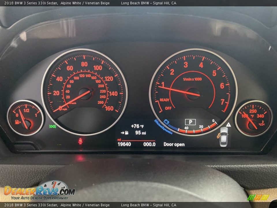 2018 BMW 3 Series 330i Sedan Alpine White / Venetian Beige Photo #21