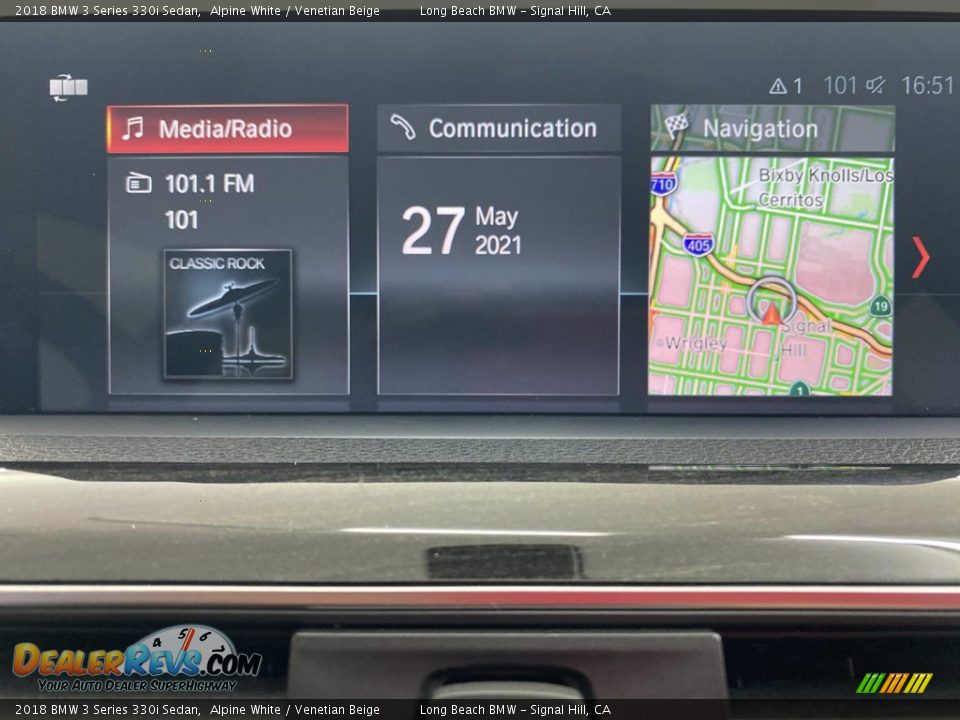 2018 BMW 3 Series 330i Sedan Alpine White / Venetian Beige Photo #23