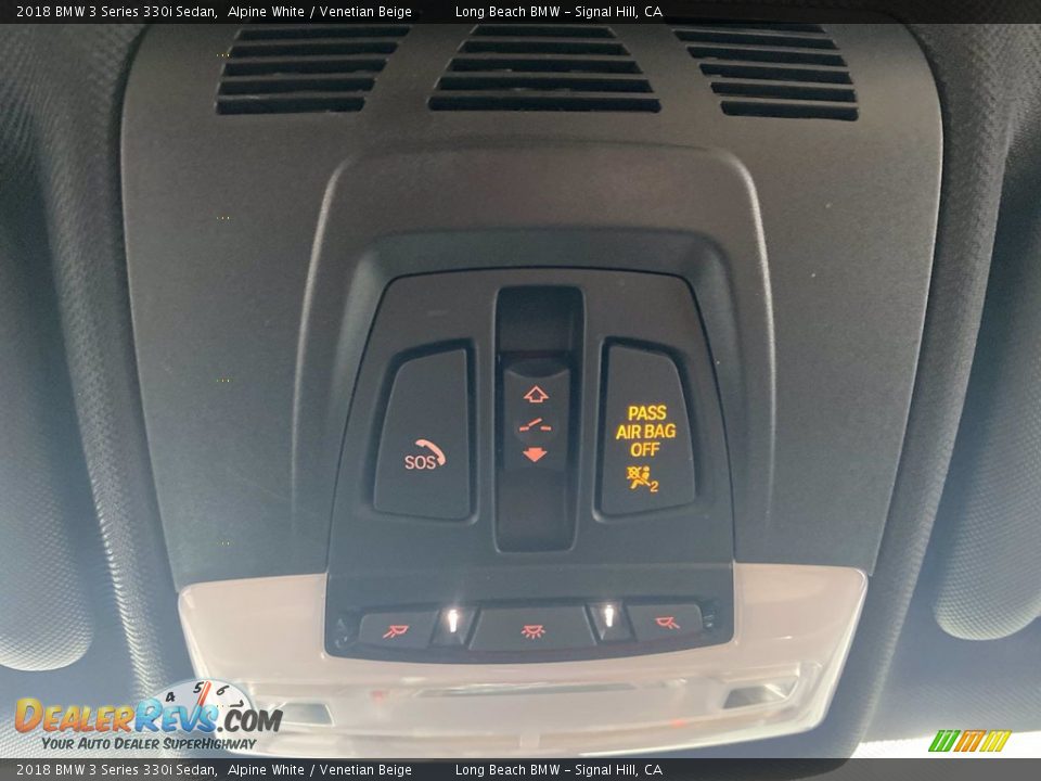 2018 BMW 3 Series 330i Sedan Alpine White / Venetian Beige Photo #30
