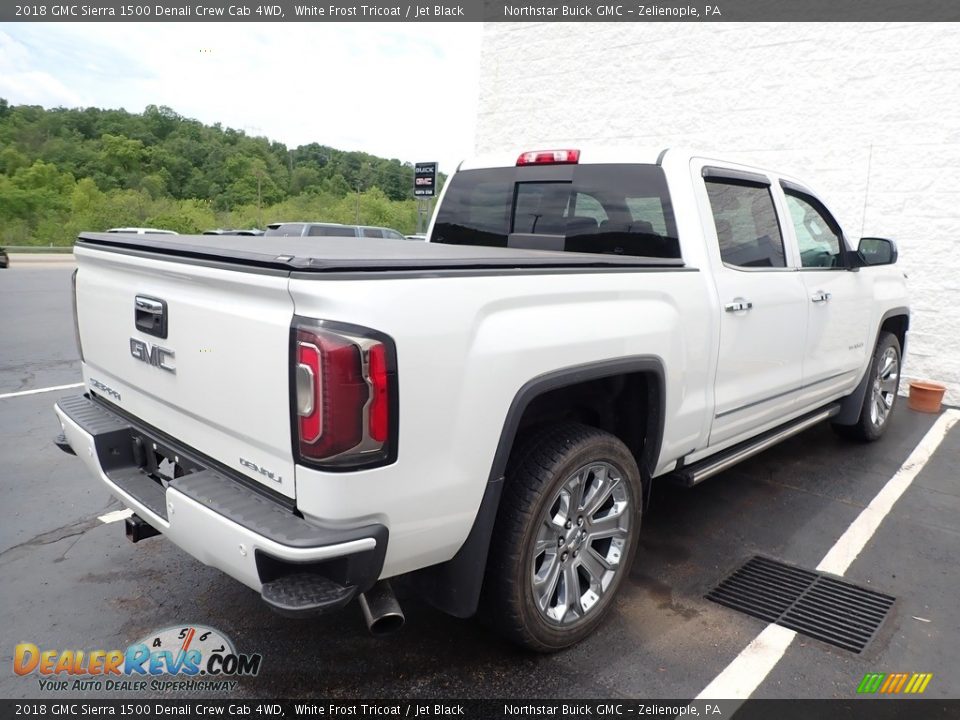 2018 GMC Sierra 1500 Denali Crew Cab 4WD White Frost Tricoat / Jet Black Photo #4