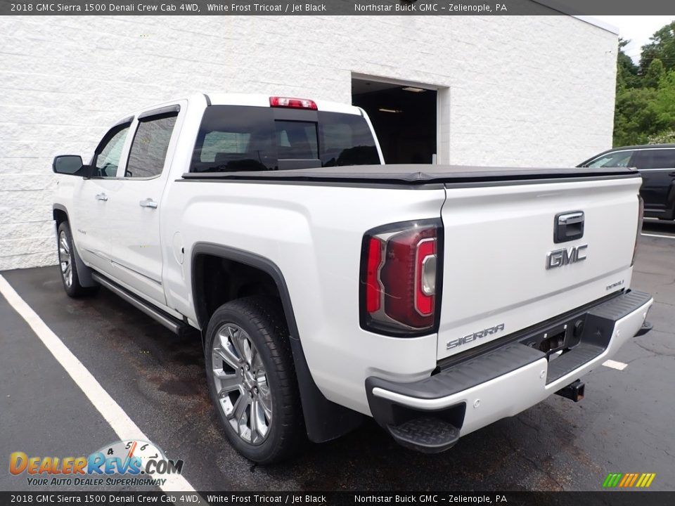 2018 GMC Sierra 1500 Denali Crew Cab 4WD White Frost Tricoat / Jet Black Photo #6