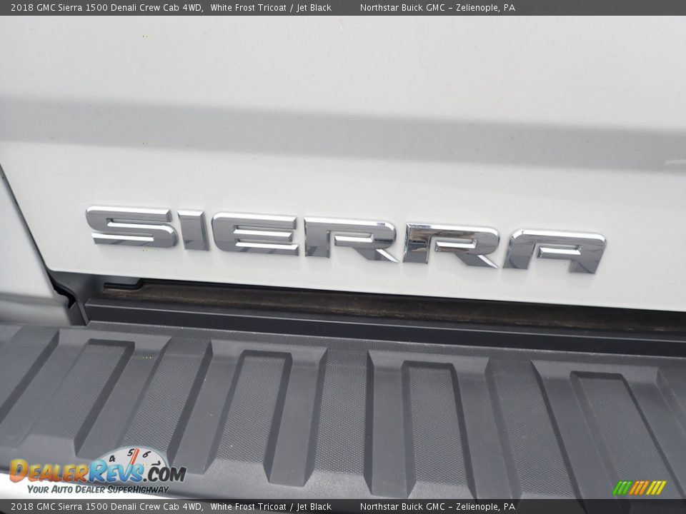 2018 GMC Sierra 1500 Denali Crew Cab 4WD White Frost Tricoat / Jet Black Photo #7