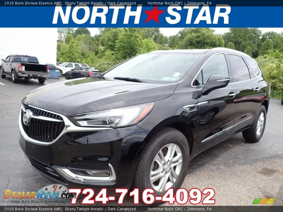 2018 Buick Enclave Essence AWD Ebony Twilight Metallic / Dark Galvanized Photo #1