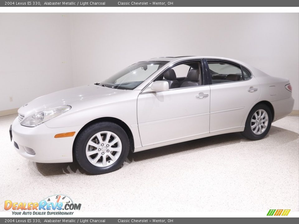 2004 Lexus ES 330 Alabaster Metallic / Light Charcoal Photo #3