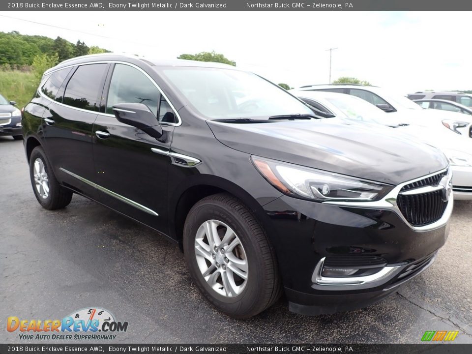 2018 Buick Enclave Essence AWD Ebony Twilight Metallic / Dark Galvanized Photo #4