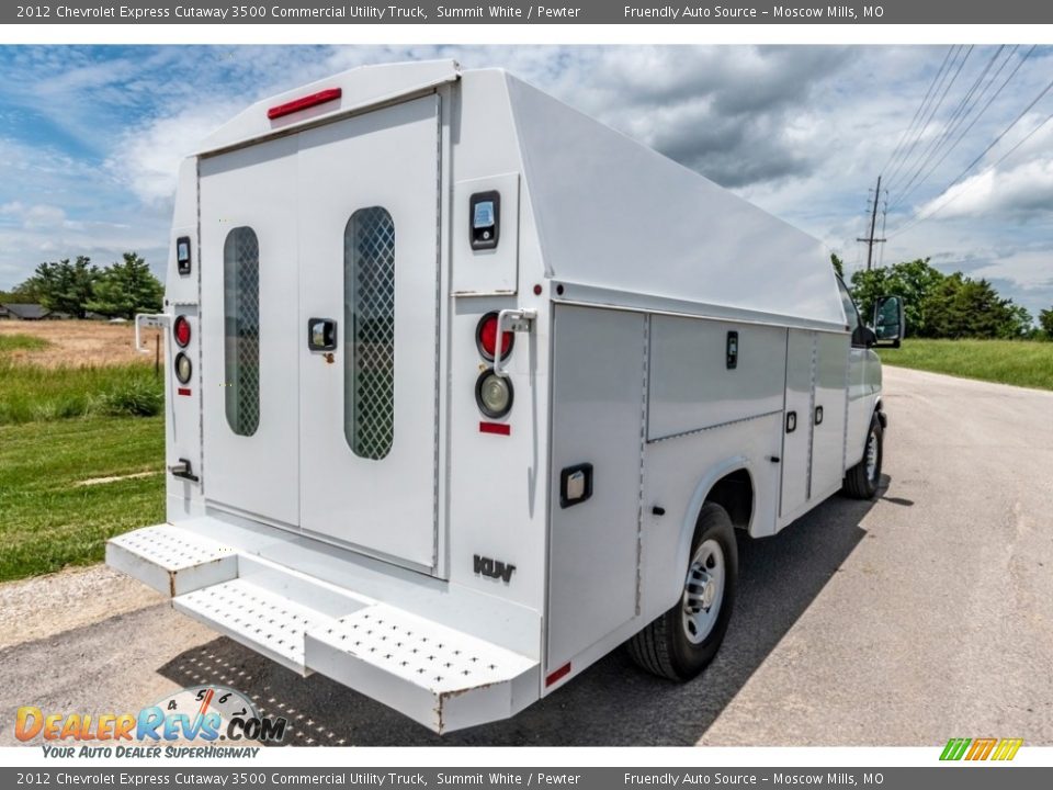 Summit White 2012 Chevrolet Express Cutaway 3500 Commercial Utility Truck Photo #4