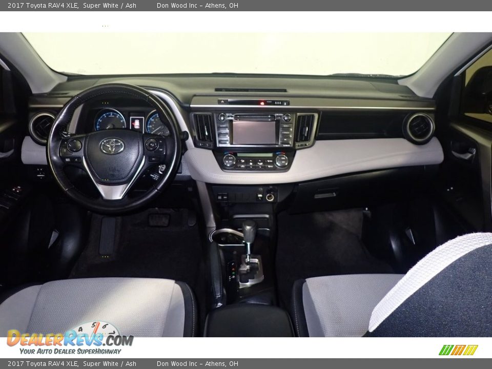 2017 Toyota RAV4 XLE Super White / Ash Photo #25