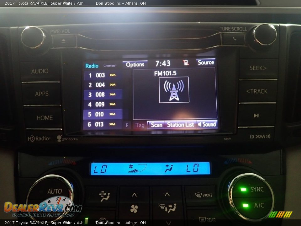2017 Toyota RAV4 XLE Super White / Ash Photo #27