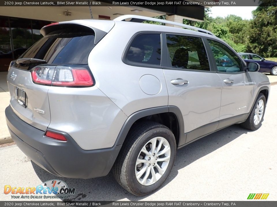 2020 Jeep Cherokee Latitude Billet Silver Metallic / Black Photo #2