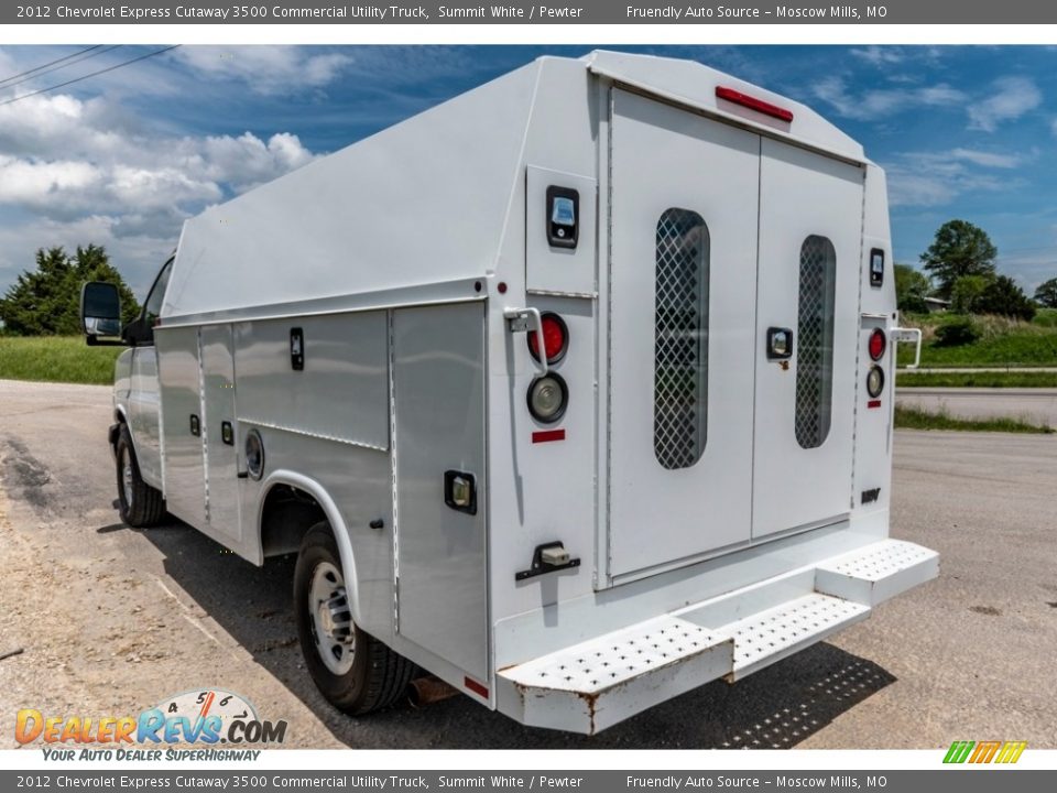 Summit White 2012 Chevrolet Express Cutaway 3500 Commercial Utility Truck Photo #6