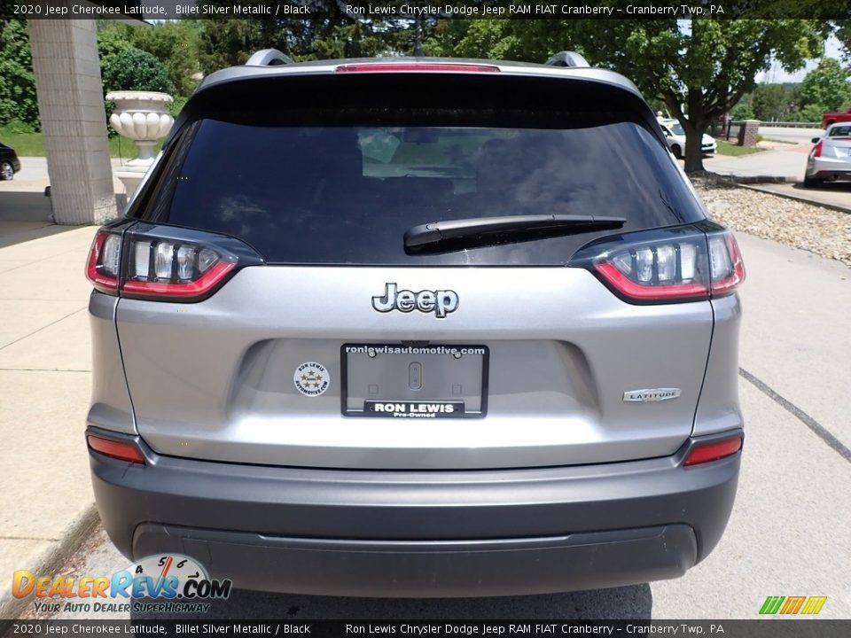 2020 Jeep Cherokee Latitude Billet Silver Metallic / Black Photo #3