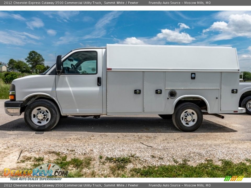 Summit White 2012 Chevrolet Express Cutaway 3500 Commercial Utility Truck Photo #7