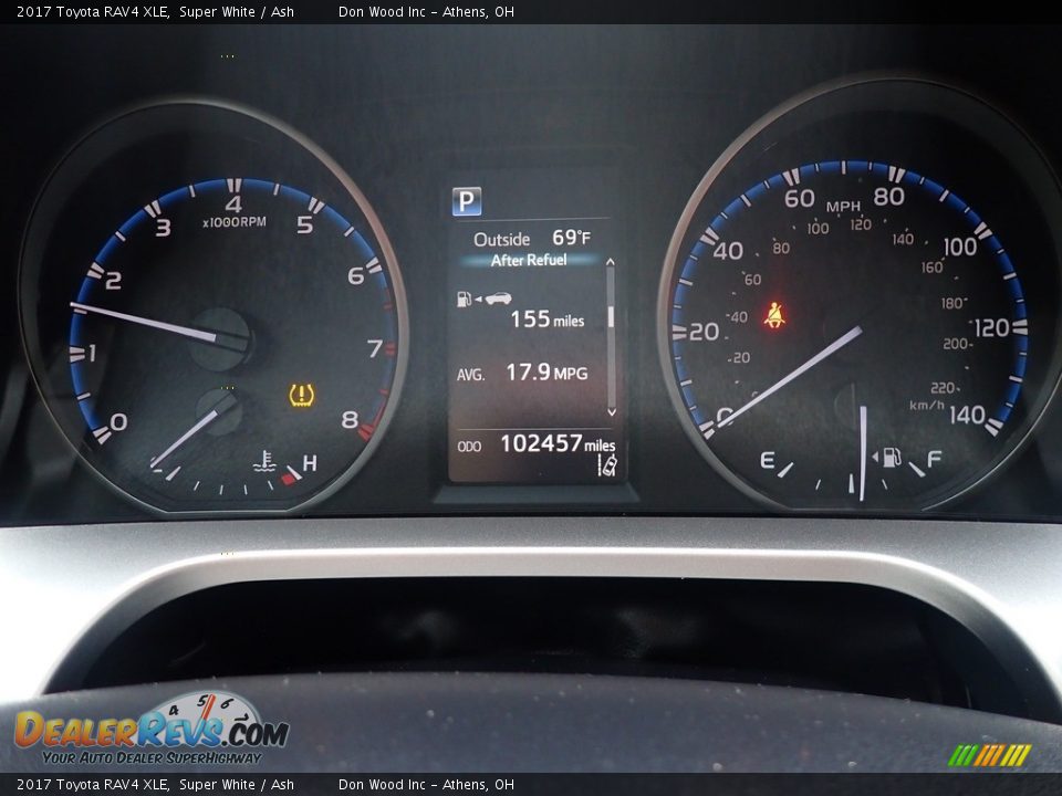 2017 Toyota RAV4 XLE Super White / Ash Photo #29