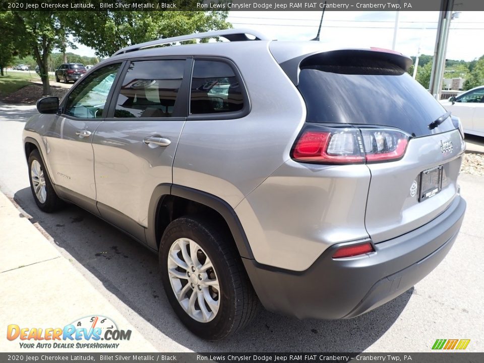 2020 Jeep Cherokee Latitude Billet Silver Metallic / Black Photo #5