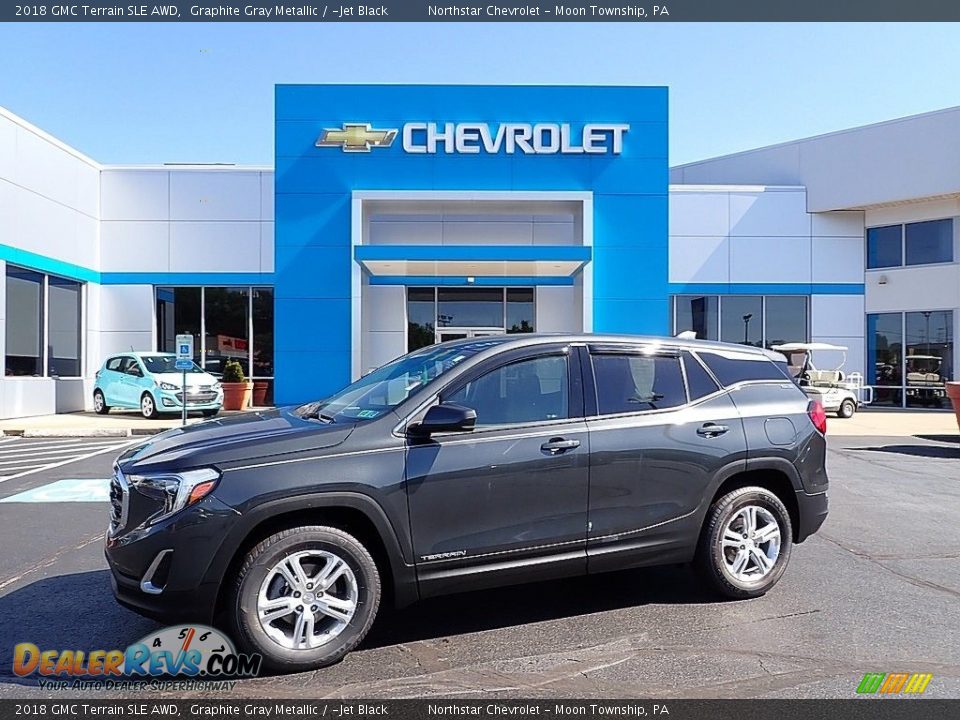 2018 GMC Terrain SLE AWD Graphite Gray Metallic / ­Jet Black Photo #1