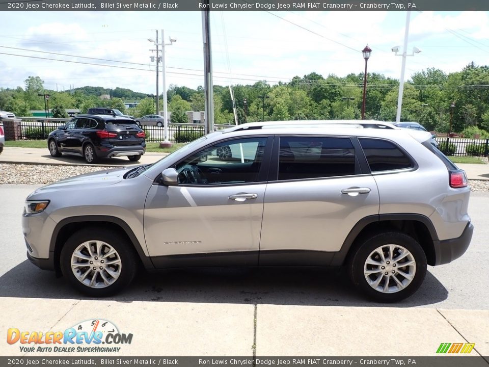 2020 Jeep Cherokee Latitude Billet Silver Metallic / Black Photo #6