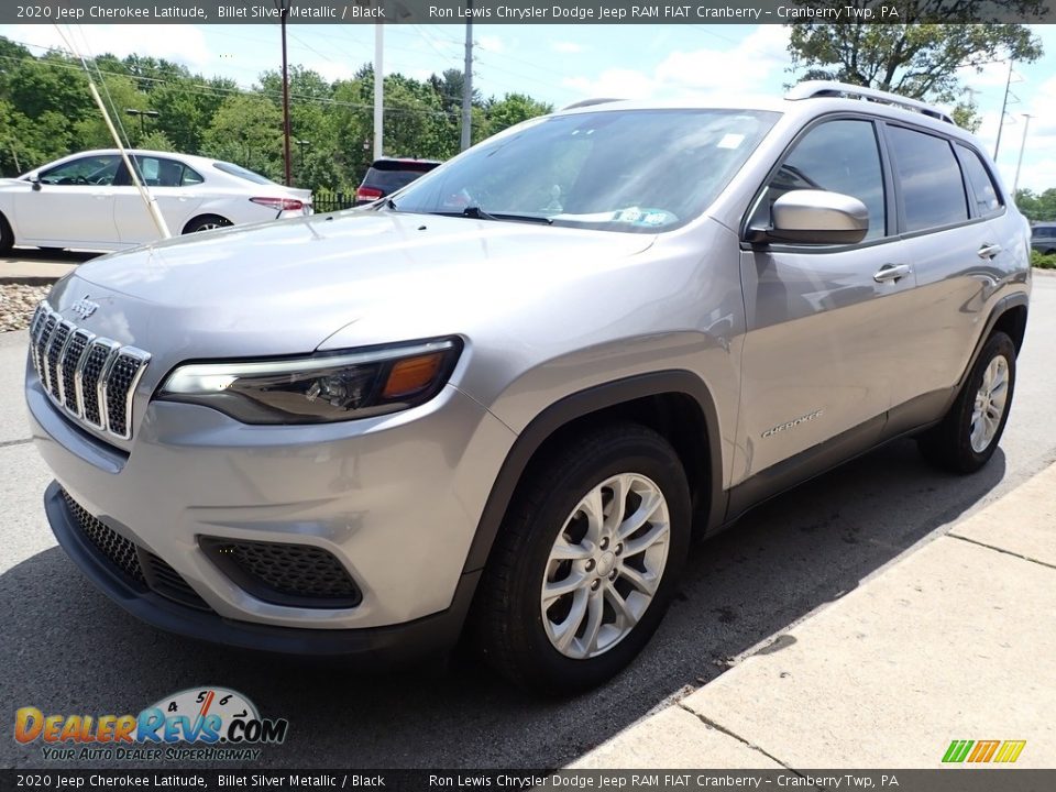 2020 Jeep Cherokee Latitude Billet Silver Metallic / Black Photo #7