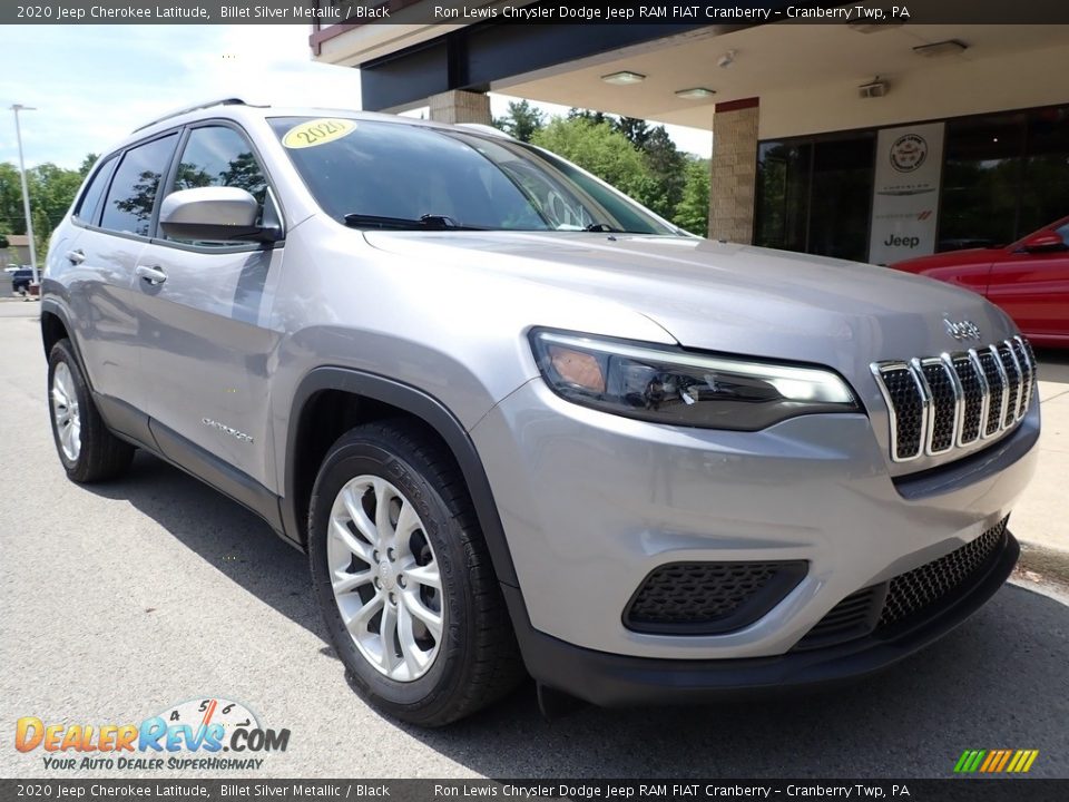 2020 Jeep Cherokee Latitude Billet Silver Metallic / Black Photo #9