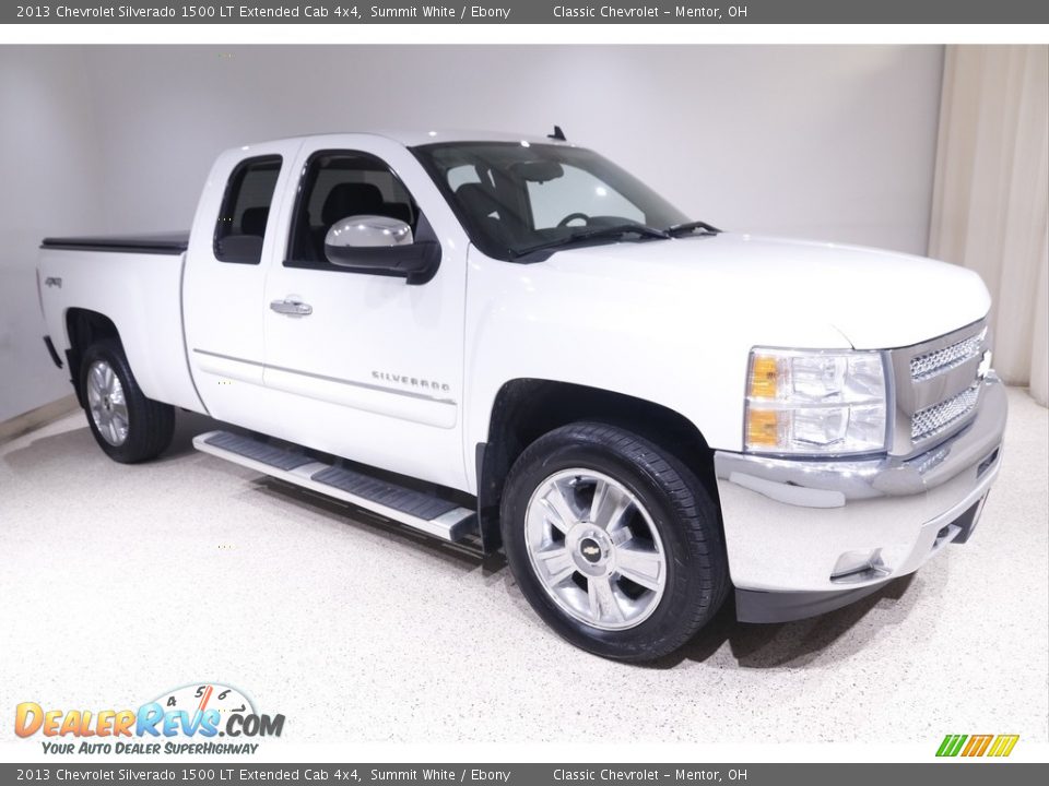 2013 Chevrolet Silverado 1500 LT Extended Cab 4x4 Summit White / Ebony Photo #1