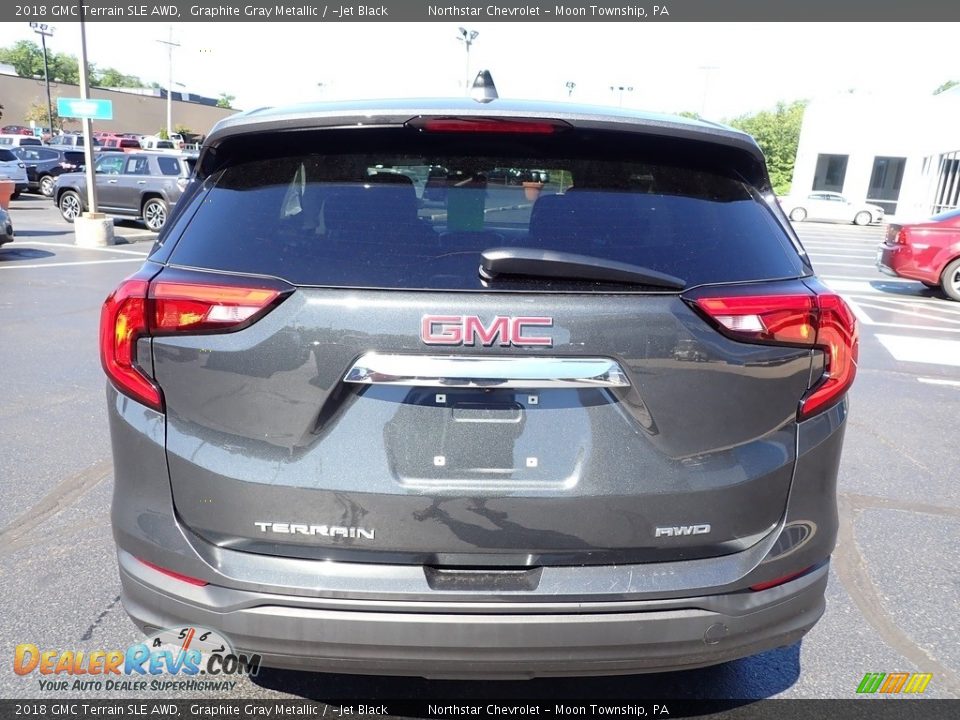 2018 GMC Terrain SLE AWD Graphite Gray Metallic / ­Jet Black Photo #6