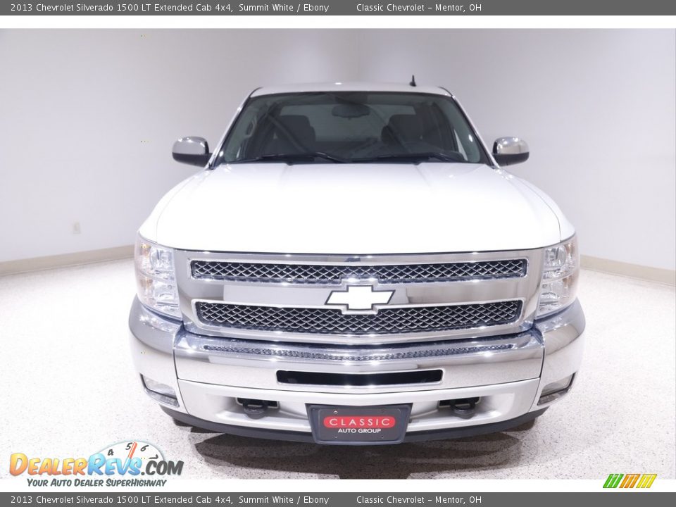 2013 Chevrolet Silverado 1500 LT Extended Cab 4x4 Summit White / Ebony Photo #2