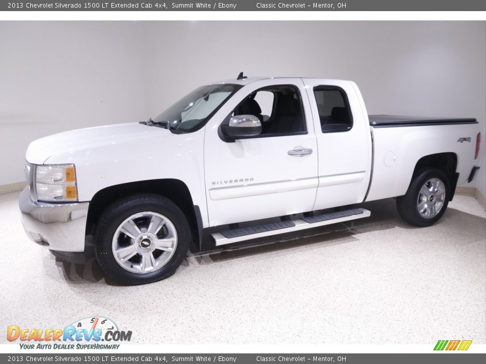 2013 Chevrolet Silverado 1500 LT Extended Cab 4x4 Summit White / Ebony Photo #3