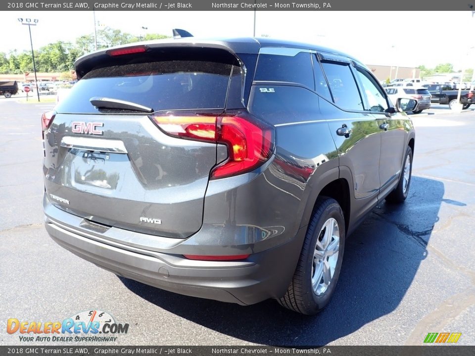 2018 GMC Terrain SLE AWD Graphite Gray Metallic / ­Jet Black Photo #8