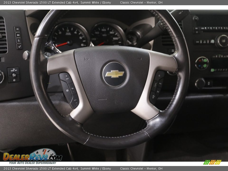 2013 Chevrolet Silverado 1500 LT Extended Cab 4x4 Summit White / Ebony Photo #7