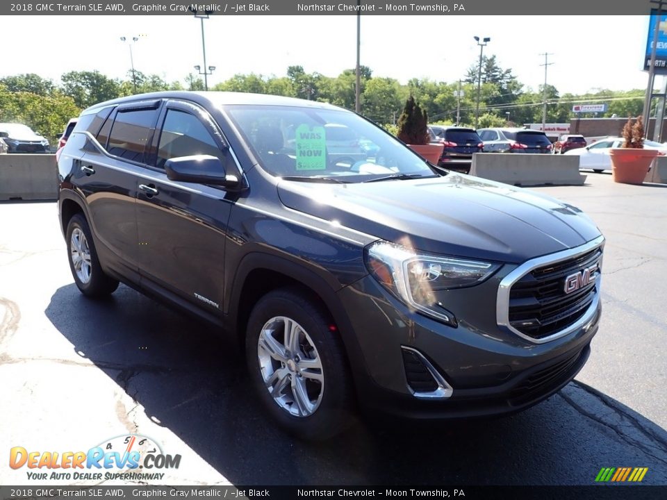 2018 GMC Terrain SLE AWD Graphite Gray Metallic / ­Jet Black Photo #11