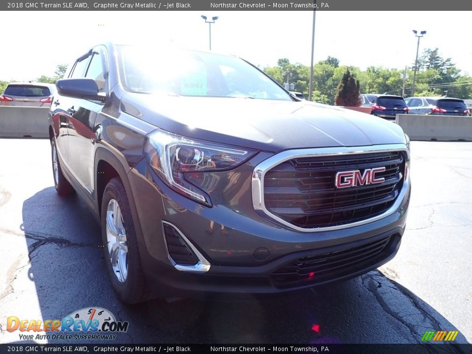 2018 GMC Terrain SLE AWD Graphite Gray Metallic / ­Jet Black Photo #12