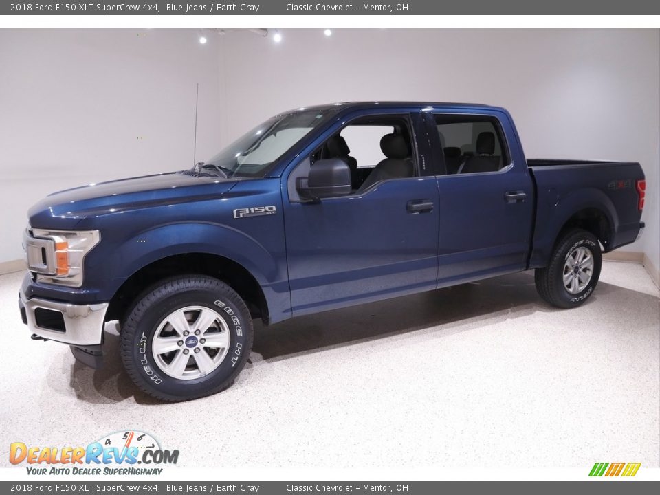 Blue Jeans 2018 Ford F150 XLT SuperCrew 4x4 Photo #3