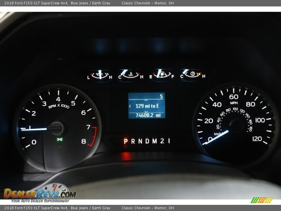 2018 Ford F150 XLT SuperCrew 4x4 Gauges Photo #8