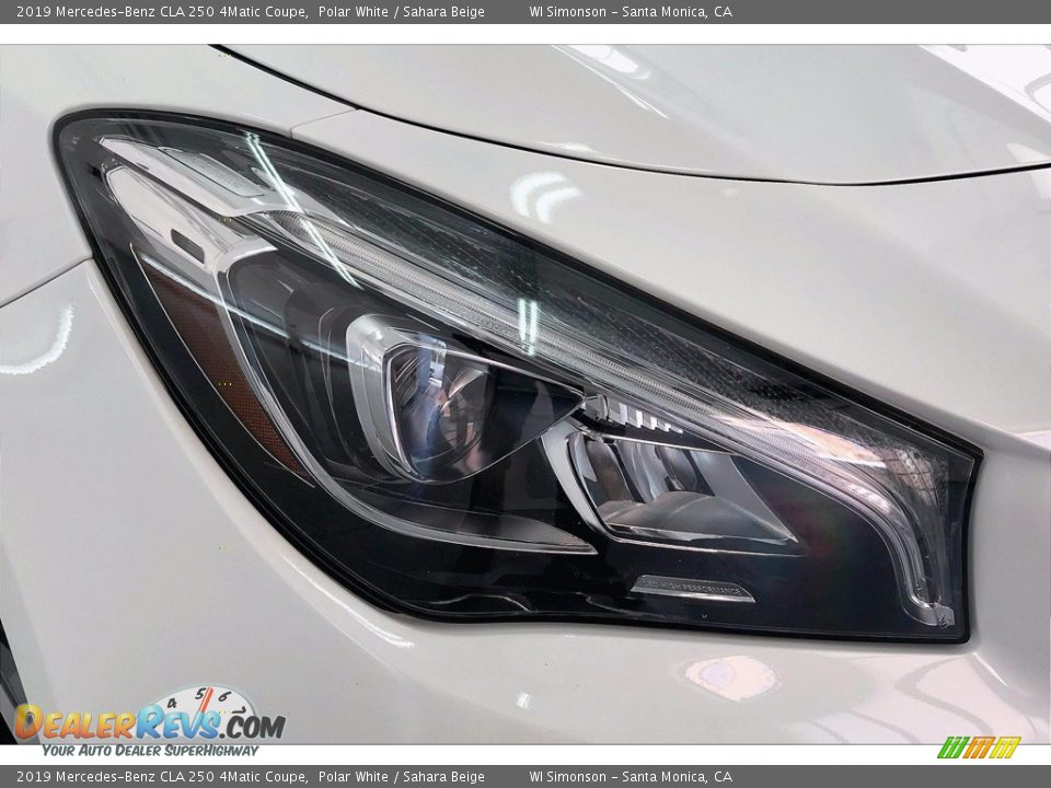 2019 Mercedes-Benz CLA 250 4Matic Coupe Polar White / Sahara Beige Photo #28