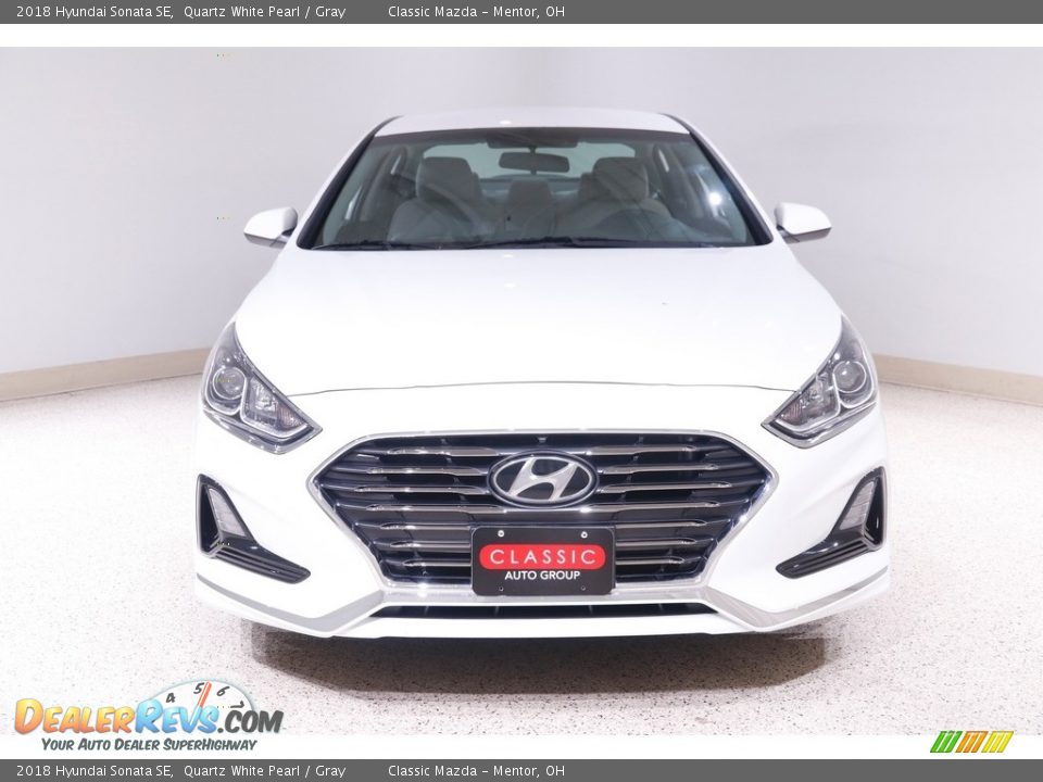 2018 Hyundai Sonata SE Quartz White Pearl / Gray Photo #2
