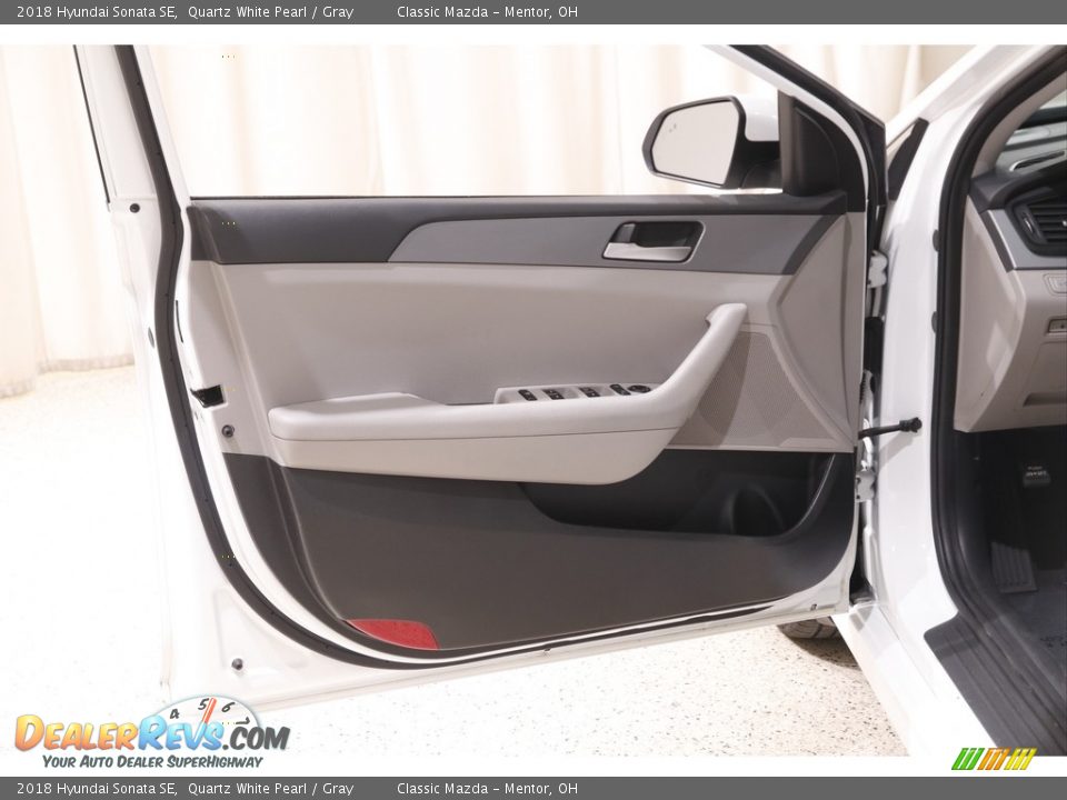 2018 Hyundai Sonata SE Quartz White Pearl / Gray Photo #4