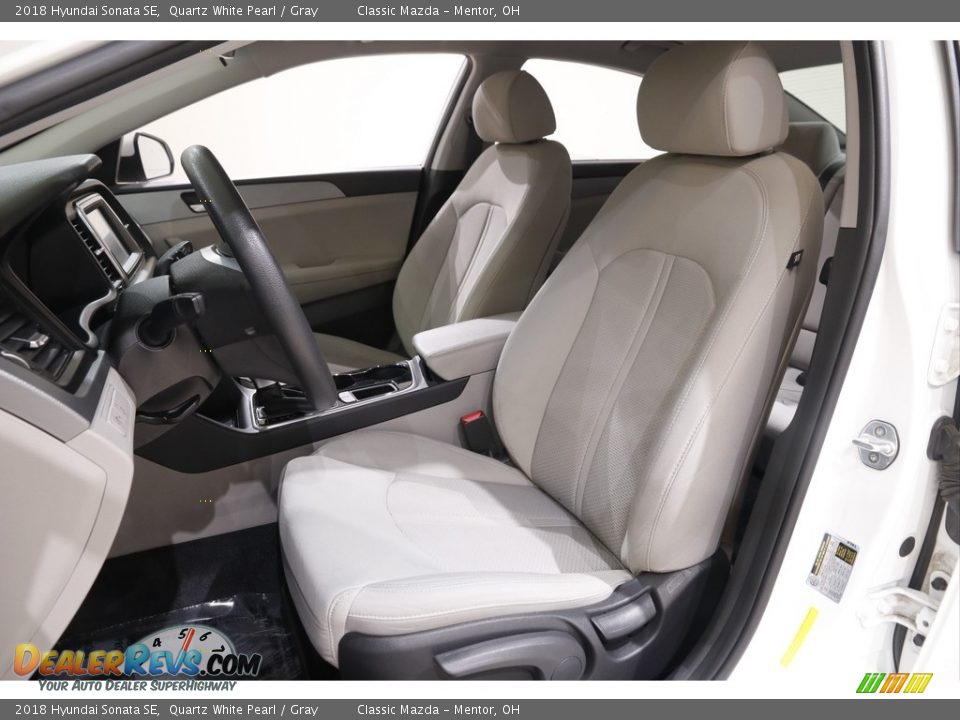 2018 Hyundai Sonata SE Quartz White Pearl / Gray Photo #5