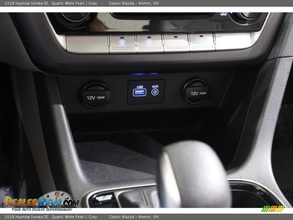 2018 Hyundai Sonata SE Quartz White Pearl / Gray Photo #11